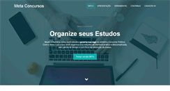 Desktop Screenshot of metaconcursos.com.br
