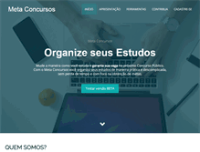 Tablet Screenshot of metaconcursos.com.br